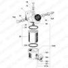 PEUGE 19O15O Fuel filter